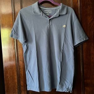 Banana Republic short sleeve polo shirt. Medium, blue, unworn.